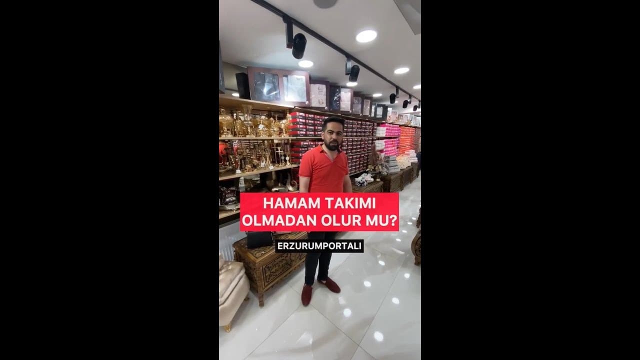 Erzurum'dan Evlenecekler Hamam Takımı Gereksiz Mi? 🤔