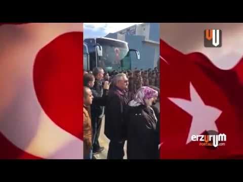 Erzurum'da PÖH'ler Afrin İçin Yola Çıktılar