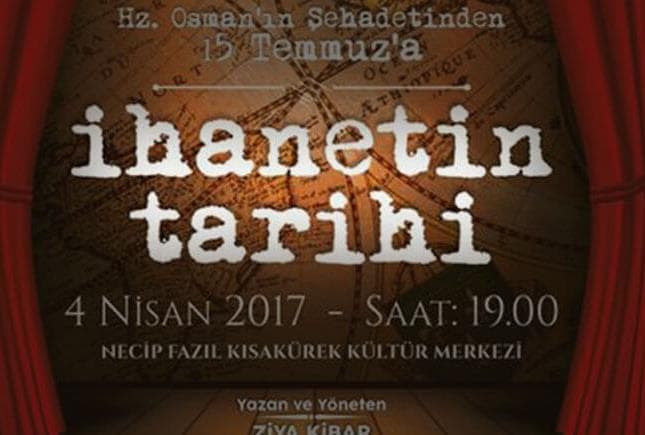 "İhanetin Tarihi" Ücretsiz Tiyatro Gösterisi
