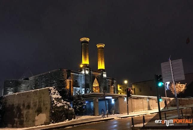 Erzurum'da Gece Fotoğrafları