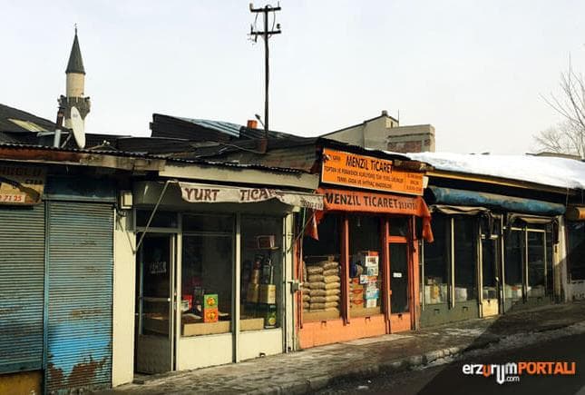 Erzurum'un Kuru Gıda Pazarı Tarihi Nazik Çarşı