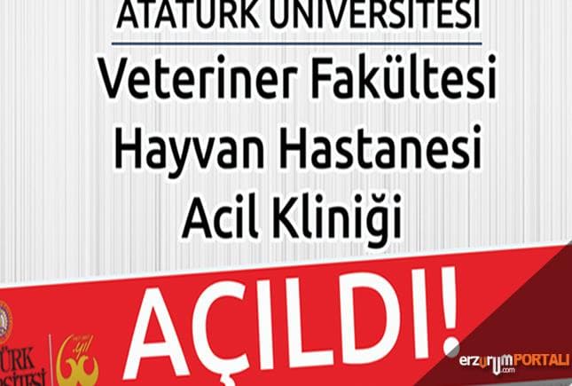 AÜ'de Hayvan Hastanesi Açıldı