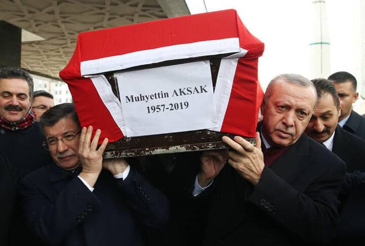 Eski Erzurum Milletvekili Muhyettin Aksak İçin Son Görev
