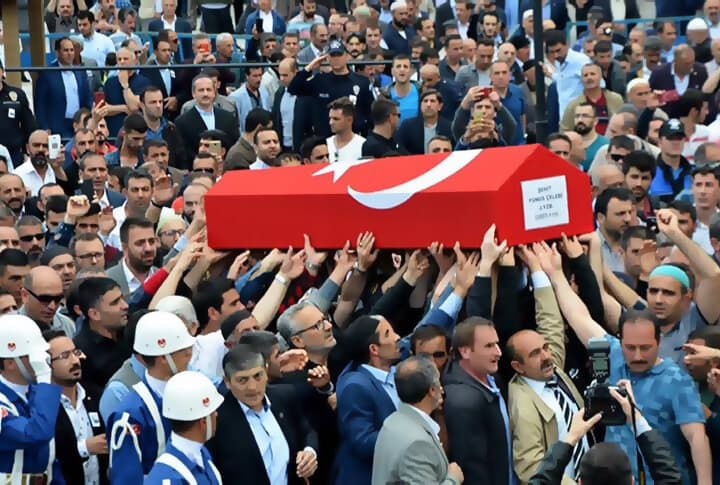 Erzurum, Vatan İçin Şehit Olan Yiğidini Toprağa Verdi