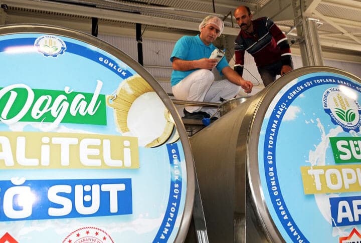 En Prestijli Projede Sütler Toplanmaya Başlandı