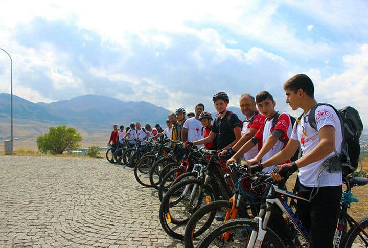 Erzurum Kalp Sağlığı İçin Pedalladı