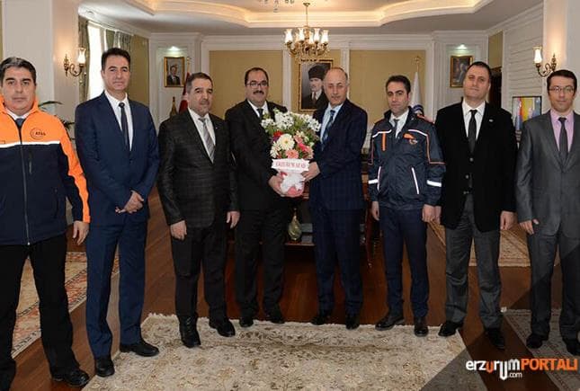 AFAD Ekibinden Vali Azizoğlu'na Ziyaret