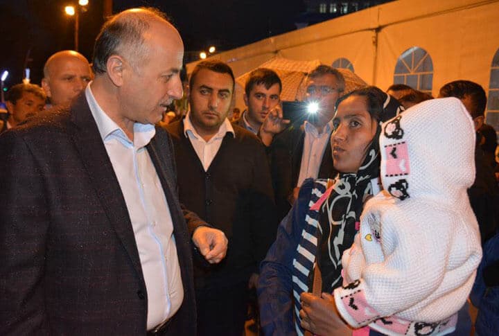 Erzurum Valiliği Mültecileri Unutmadı!