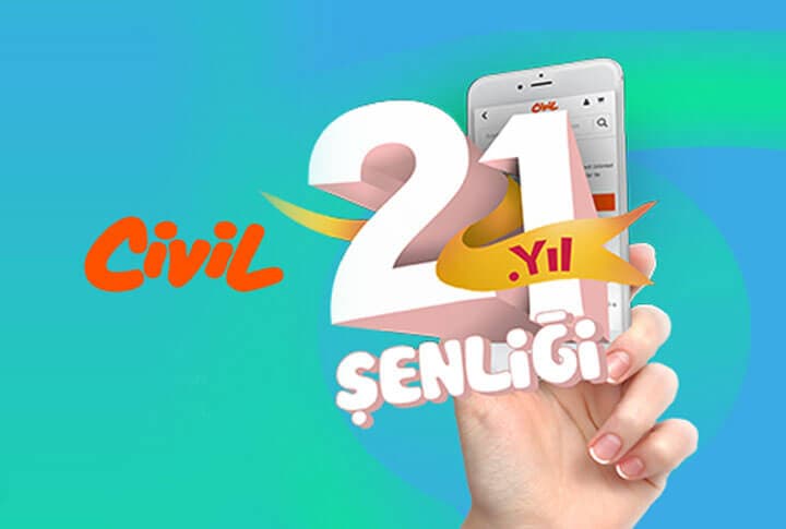 Civil'den 21. Yıl Şenliği