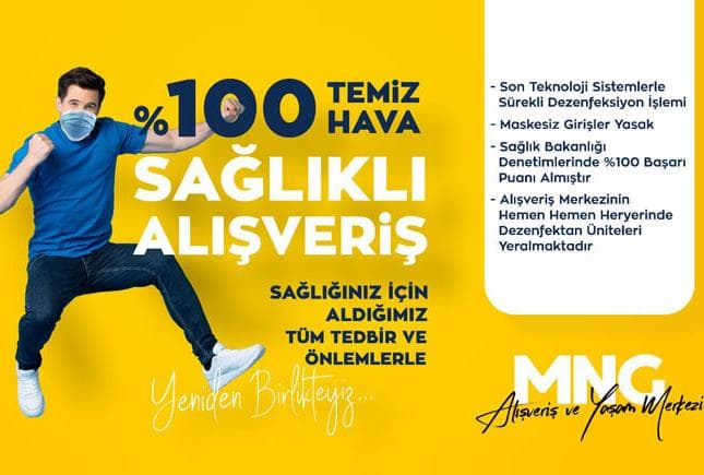 Sağlıklı Alışveriş İçin MNG AVM'nin Aldığı Tedbir ve Önlemler