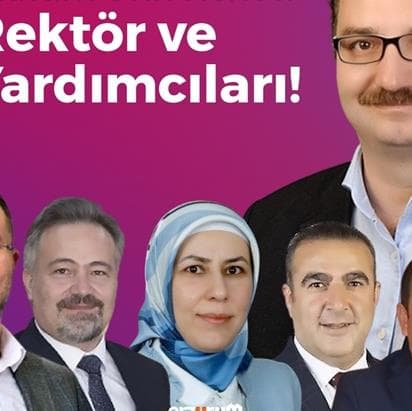 Atatürk Üniversitesi Rektör ve Yardımcıları!