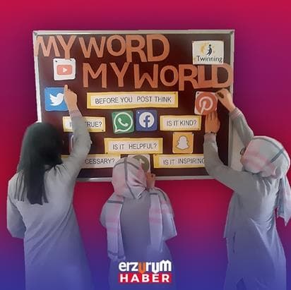 Erzurum’da Öğrencilerle eTwinning Projesi!