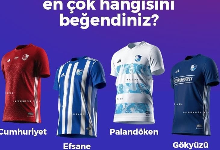 Erzurumspor Yeni Sezon Formalarını Tanıttı
