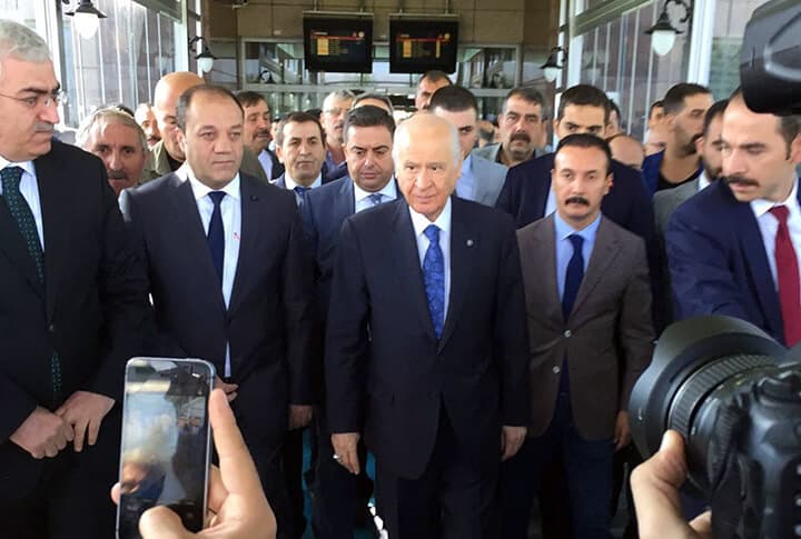MHP Lideri Bahçeli Erzurum'da!