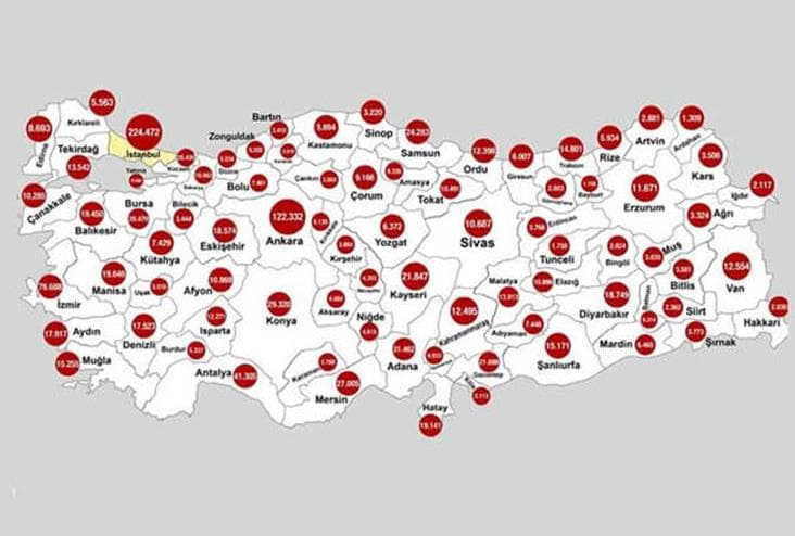 Erzurum’da 11 Bin 676 Kişi Covid-19 Aşısı Oldu!