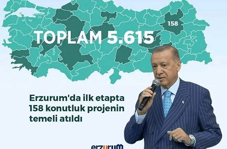 Sosyal Konut Projesinde İlk Temel Atıldı