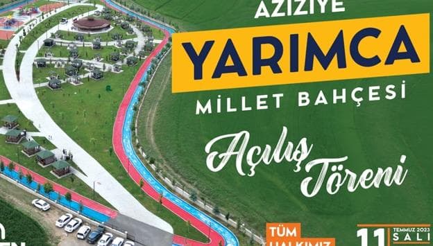 Yarımca Millet Bahçesi Açılıyor