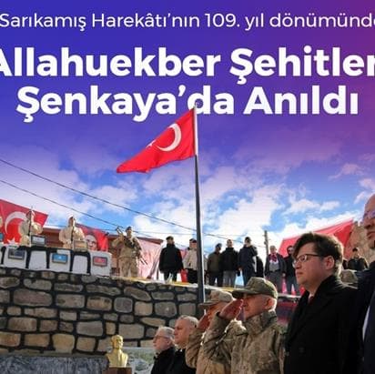 Sarıkamış Harekâtı 109. yıl dönümünde törenle anıldı