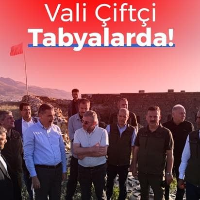 Erzurum Valisi Mustafa Çiftçi, Tabyalarda!