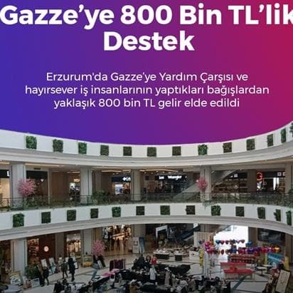 Filistin'e 800 Bin TL Destek