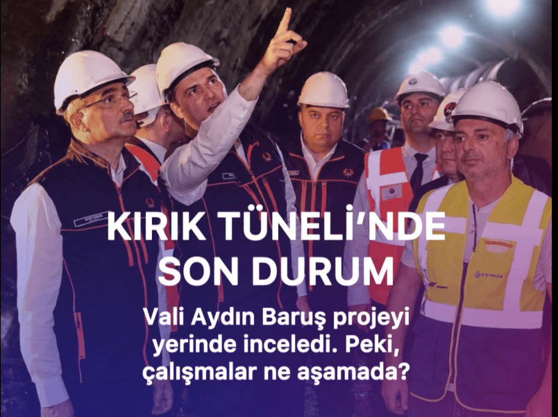 Kırık Tüneli’nde sona doğru: Erzurum-Rize yolu kısalacak