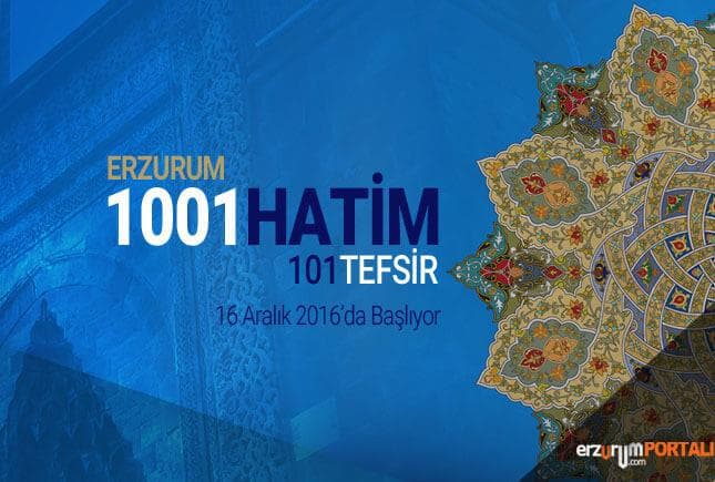 1001 Hatim Programı Başlıyor