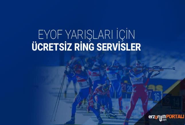 EYOF Yarışma Alanlarına Ücretsiz Servis