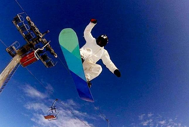 Palandöken'de Snowboard Show