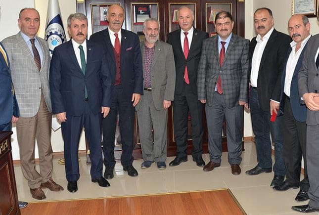 BBP Genel Başkanı Destici'den ETSO'ya Ziyaret