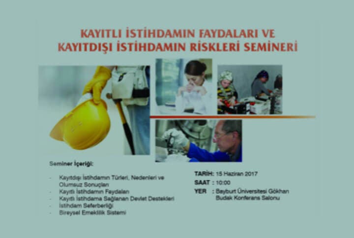 Kayıtlı İstihdam Konusunda Farkındalık Seminer Takvimi