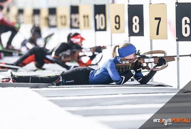 EYOF Biatlon Kızlar 6 km'de 44'üncü Olduk!