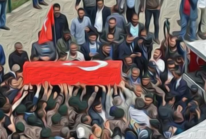 Erzurum'da Şehide Son Görev
