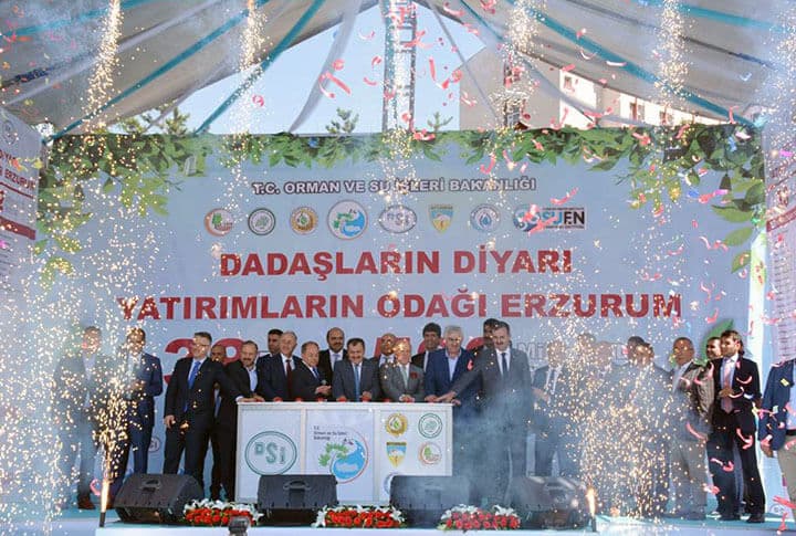Erzurum'da 592 Milyon TL Değerindeki 38 Tesisin Temeli Atıldı