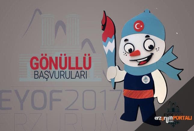 EYOF 2017 Erzurum Gönüllü Başvuruları