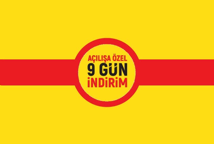 Erzurum İndirime Doyacak! Açılışa Özel 9 Gün İndirim