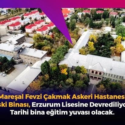Erzurum Lisesine ek bina