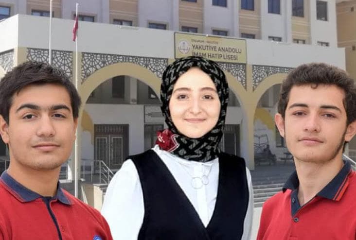 Erzurum Yakutiye İmam Hatip Lisesi Türkiye Genelinde YKS’de İlk Bine 3 Öğrenci Yerleştirdi!