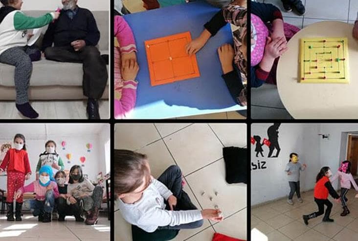 Çocuklar Oyunlar Sayesinde Geçmişle Bugün Arasında Köprü Kuruyor