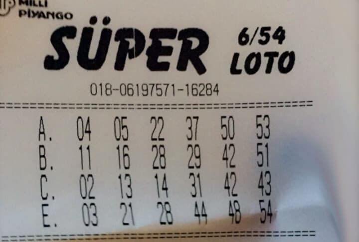 Süper Loto Erzurum'da Bir Kişiyi Milyoner Yaptı!