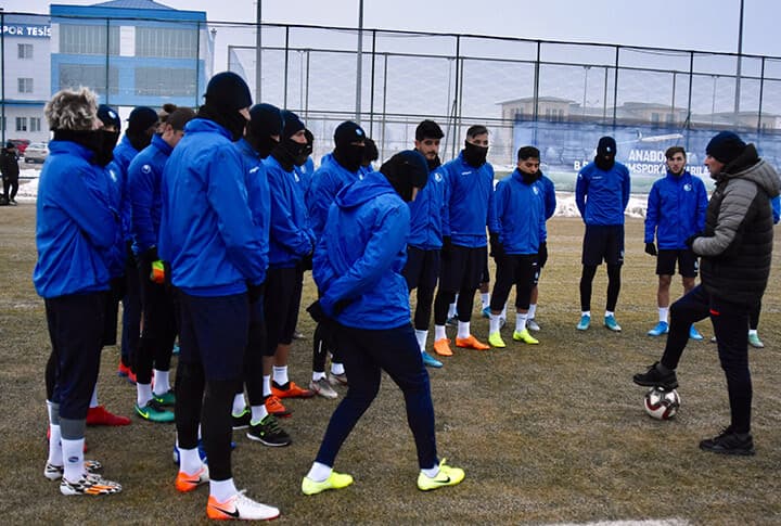 Erzurumspor Soğuk Hava Dinlemiyor Giresunspor'a Bileniyor!