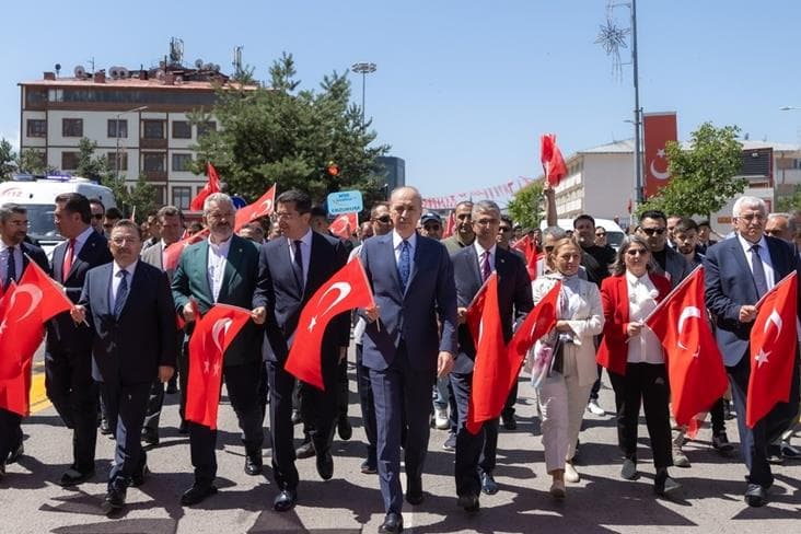 TBMM Başkanı Sayın Numan Kurtulmuş, Erzurum Kongresi Anısına Çelenk Sunma Törenine Katıldı