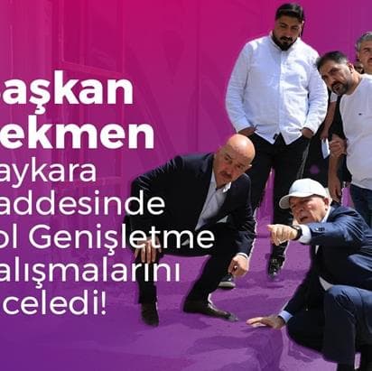 Başkan Sekmen Çaykara Caddesinde Yol Genişletme Çalışmalarını İnceledi