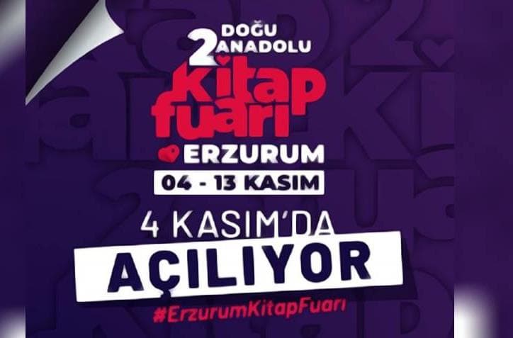Erzurum Kitap Fuarı Başlıyor