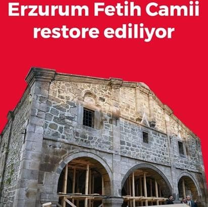 Erzurum Fetih Camii Restore Ediliyor!