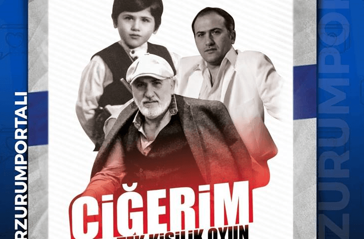 Murat Balkuş, Ciğerim adını verdiği tek kişilik oyunuyla Erzurum'a Geliyor