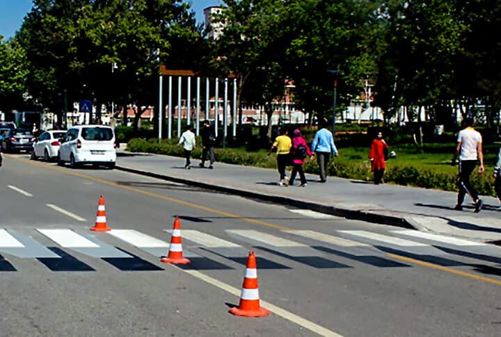 Erzurum Üç Boyutlu Yaya Geçidi Uygulamasına Geçti!