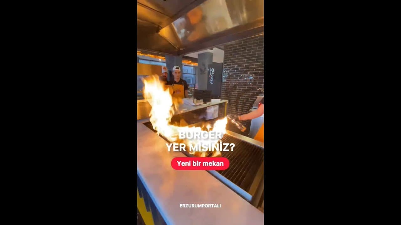Erzurum'da Burger Yiyebileceğiniz Adres!