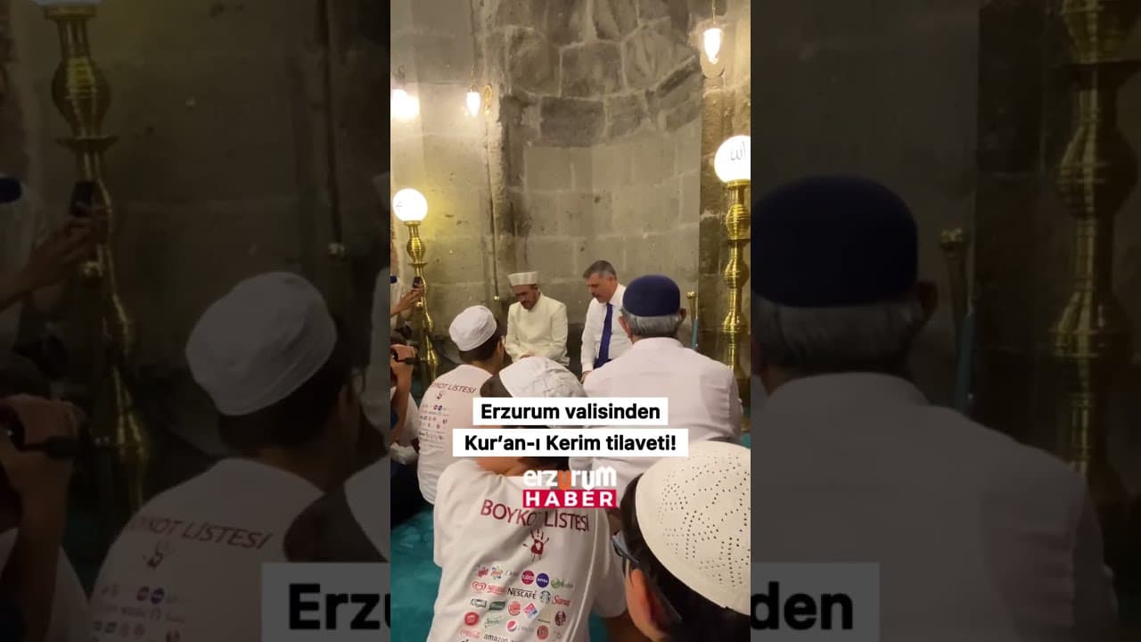 💢Erzurum valisi Mustafa Çiftçi’nin Kur’an ı Kerim tilaveti.