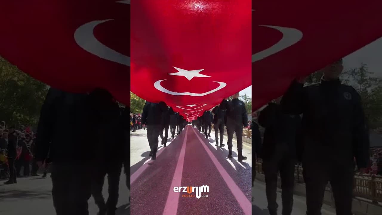 Erzurum’da 29 Ekim Cumhuriyet Bayramı Çoşkusu