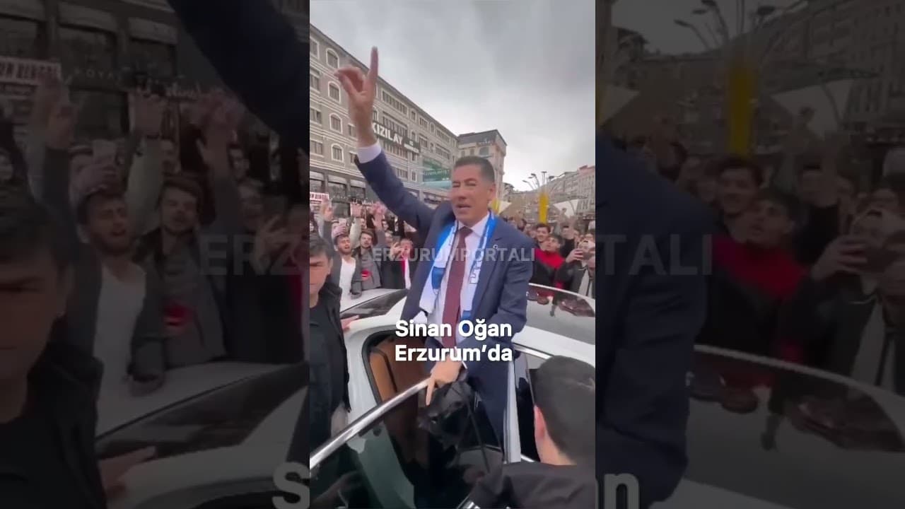 Cumhurbaşkanı adayı Sinan Oğan Erzurum'da #erzurum